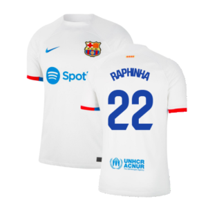 2023-2024 Barcelona Away Shirt (Raphinha 22)