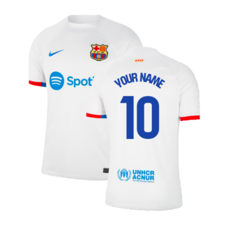 2023-2024 Barcelona Away Shirt (Your Name)