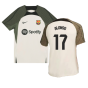 2023-2024 Barcelona Dri-Fit Strike Training Shirt (Grey) (Alonso 17)