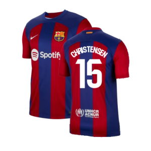 2023-2024 Barcelona Home Shirt (Christensen 15)