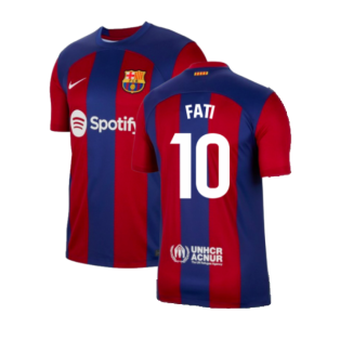 2023-2024 Barcelona Home Shirt (Fati 10)