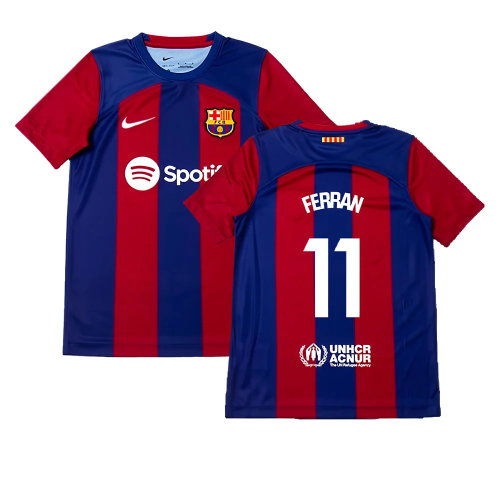 2023-2024 Barcelona Home Shirt (Kids) (Ferran 11) 2023-2024 Barcelona Home Shirt (Kids) (Ferran 11)