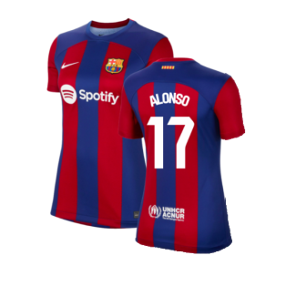 2023-2024 Barcelona Home Shirt (Ladies) (Alonso 17)