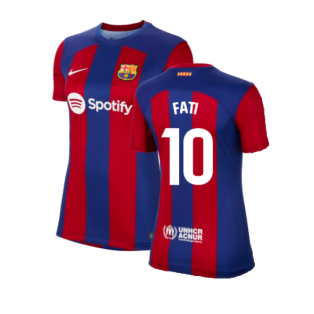 2023-2024 Barcelona Home Shirt (Ladies) (Fati 10)