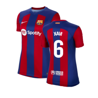 2023-2024 Barcelona Home Shirt (Ladies) (Xavi 6)