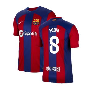 2023-2024 Barcelona Home Shirt (Pedri 8)