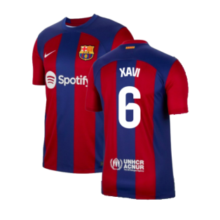 2023-2024 Barcelona Home Shirt (Xavi 6)