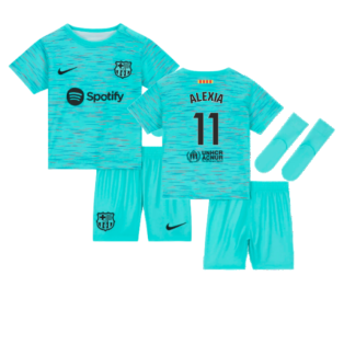 2023-2024 Barcelona Infants Baby Third Kit (Alexia 11)