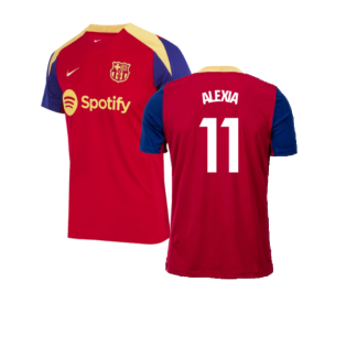 2023-2024 Barcelona Strike Training Shirt (Red) (Alexia 11)
