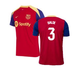 2023-2024 Barcelona Strike Training Shirt (Red) (Balde 3)