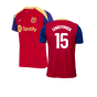 2023-2024 Barcelona Strike Training Shirt (Red) (Christensen 15)