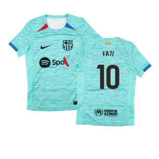 2023-2024 Barcelona Third Shirt (Kids) (Fati 10)