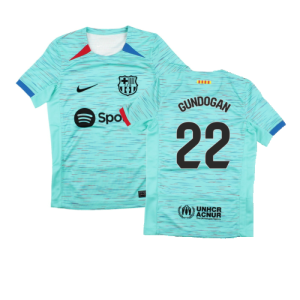 2023-2024 Barcelona Third Shirt (Kids) (Gundogan 22)