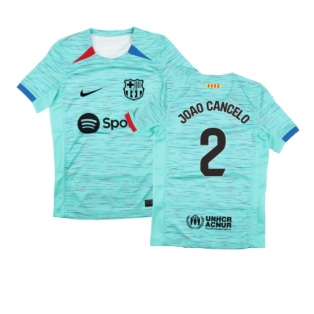 2023-2024 Barcelona Third Shirt (Kids) (Joao Cancelo 2)