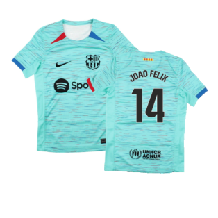 2023-2024 Barcelona Third Shirt (Kids) (Joao Felix 14)