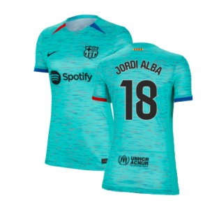 2023-2024 Barcelona Third Shirt (Ladies) (Jordi Alba 18)