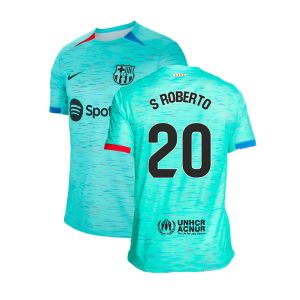 2023-2024 Barcelona Third Shirt (S Roberto 20)