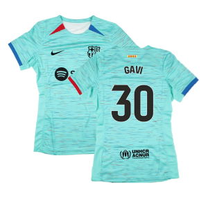2023-2024 Barcelona Third Shirt (Womens) (Gavi 30)