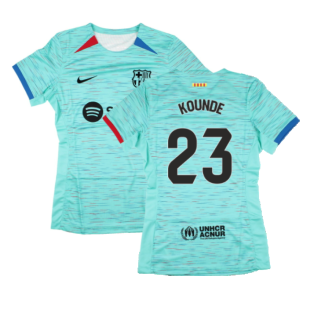 2023-2024 Barcelona Third Shirt (Womens) (Kounde 23)
