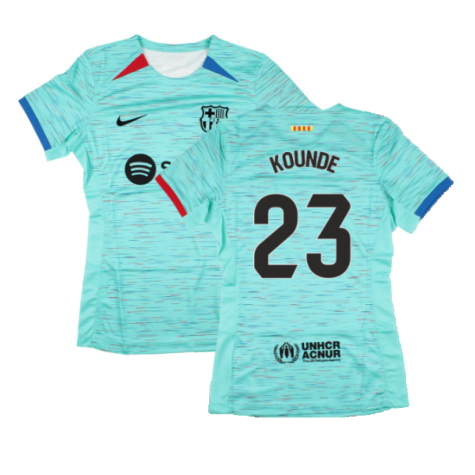 2023-2024 Barcelona Third Shirt (Womens) (Kounde 23)