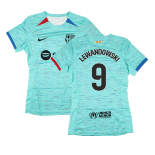 2023-2024 Barcelona Third Shirt (Womens) (Lewandowski 9)
