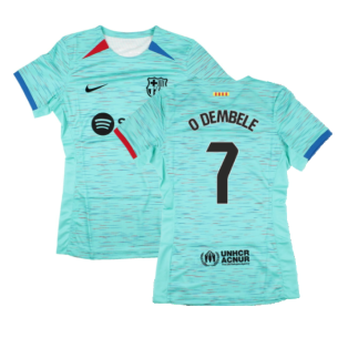 2023-2024 Barcelona Third Shirt (Womens) (O Dembele 7)