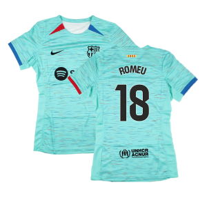 2023-2024 Barcelona Third Shirt (Womens) (Romeu 18)