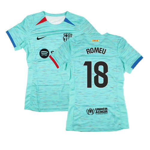 2023-2024 Barcelona Third Shirt (Womens) (Romeu 18)