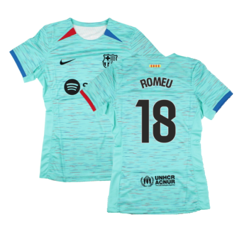 2023-2024 Barcelona Third Shirt (Womens) (Romeu 18)