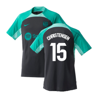 2023-2024 Barcelona Training Shirt (Thunder) (Christensen 15)