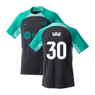 2023-2024 Barcelona Training Shirt (Thunder) (Gavi 30)
