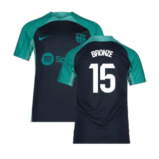 2023-2024 Barcelona Training Shirt (Thunder) - Kids (Bronze 15)