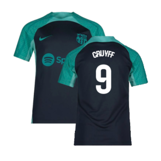 2023-2024 Barcelona Training Shirt (Thunder) - Kids (Cruyff 9)