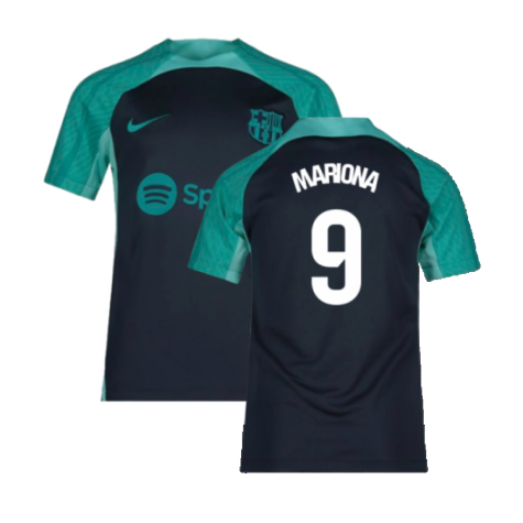 2023-2024 Barcelona Training Shirt (Thunder) - Kids (Mariona 9)