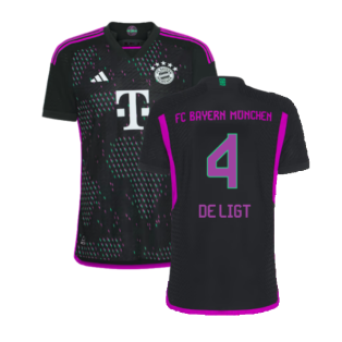 2023-2024 Bayern Munich Authentic Away Shirt (De Ligt 4)