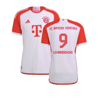 2023-2024 Bayern Munich Authentic Home Shirt (Lewandowski 9)