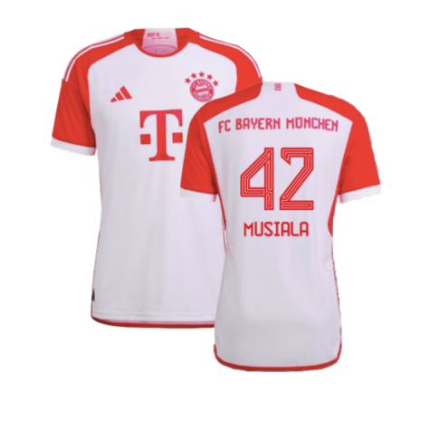2023-2024 Bayern Munich Authentic Home Shirt (Musiala 42)