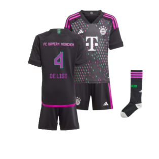 2023-2024 Bayern Munich Away Mini Kit (De Ligt 4)