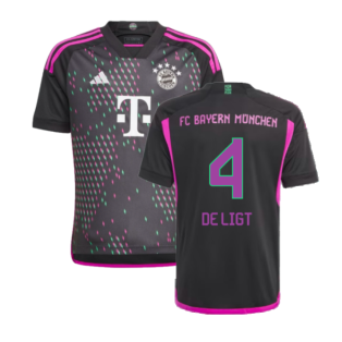 2023-2024 Bayern Munich Away Shirt (Kids) (De Ligt 4)