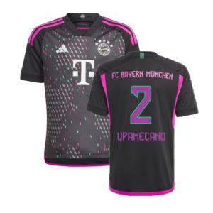 2023-2024 Bayern Munich Away Shirt (Kids) (Upamecano 2)