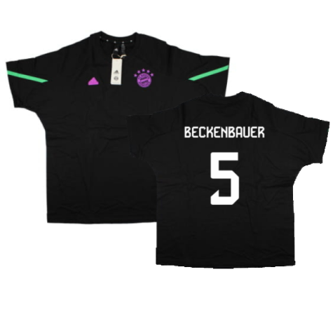 2023-2024 Bayern Munich D4GMD Tee (Black) (Beckenbauer 5)