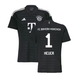 2023-2024 Bayern Munich Goalkeeper Shirt (Black) (NEUER 1)