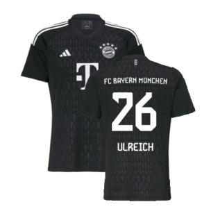 2023-2024 Bayern Munich Goalkeeper Shirt (Black) (ULREICH 26)