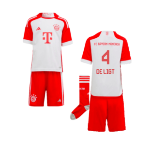 2023-2024 Bayern Munich Home Mini Kit (De Ligt 4)