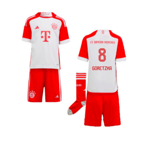 2023-2024 Bayern Munich Home Mini Kit (Goretzka 8)