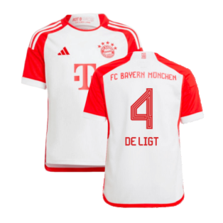 2023-2024 Bayern Munich Home Shirt (Kids) (De Ligt 4)