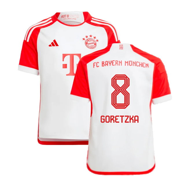 2023-2024 Bayern Munich Home Shirt (Kids) (Goretzka 8)