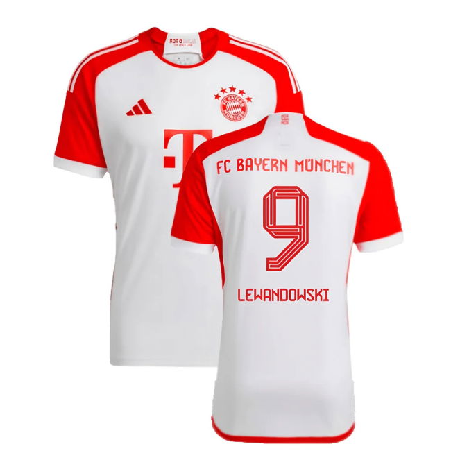 2023-2024 Bayern Munich Home Shirt (Lewandowski 9)