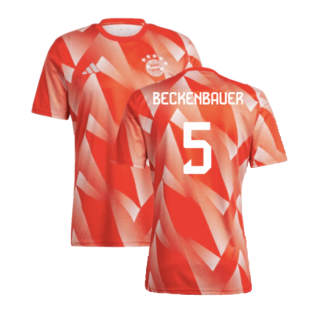 2023-2024 Bayern Munich Pre-Match Shirt (Red) (Beckenbauer 5)