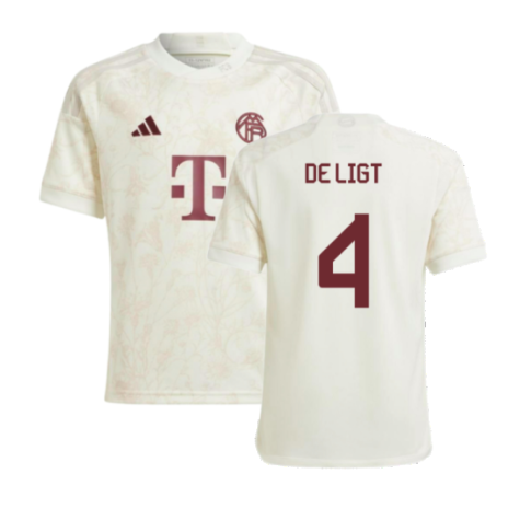 2023-2024 Bayern Munich Third Shirt (Kids) (De Ligt 4)